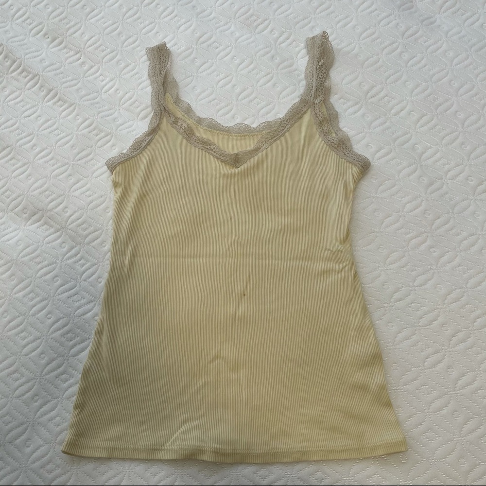 Yellow lingerie top